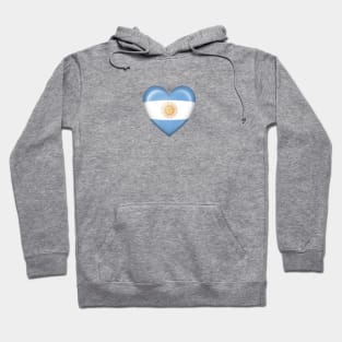 Argentine Heart Flag Hoodie